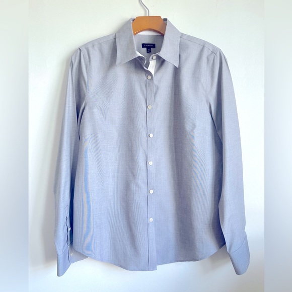 Size 10 Talbots Wrinkle Resistant Button Down Shirt - Picture 1 of 5